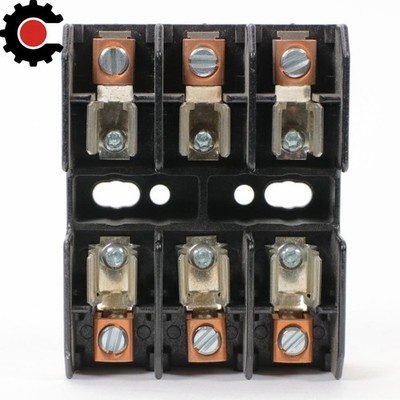 Bussmann BM6033B 3-Pole 30A 600V Midget Fuse Block