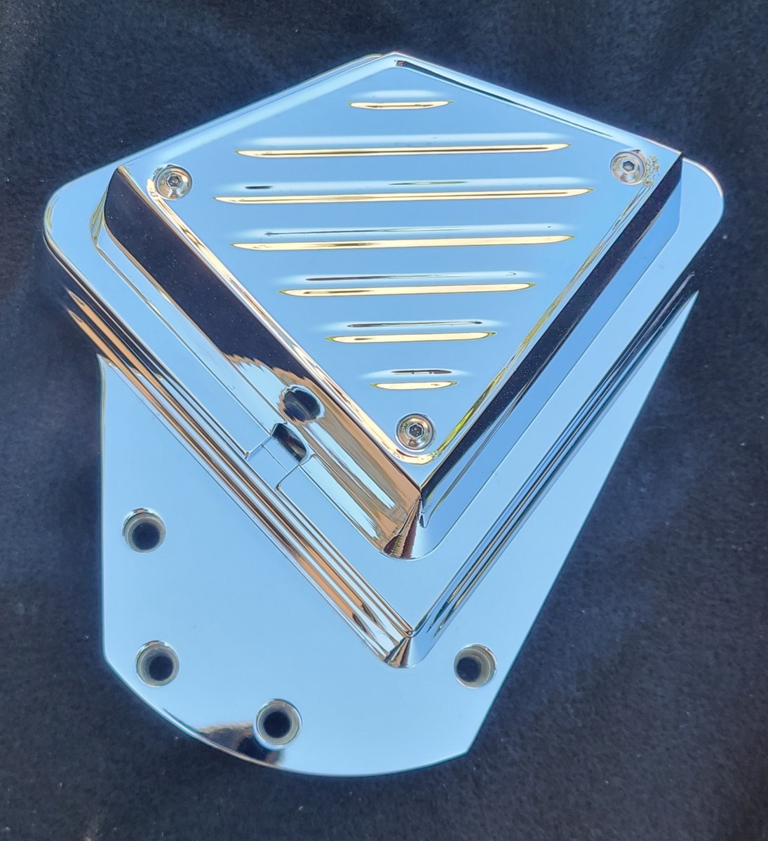 Arlen Ness Evo Cam Cover Diamond Grooved fits Harley Softail FXR