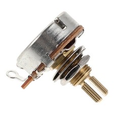 Split Shaft Audio Taper Potentiometer - 19mm Metal Long Shaft Guitar Pot For