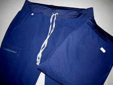 Lot of 2 FIGS Technical Collection Draw String Navy Blue Jogger Scrub Pants LRG