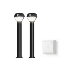 RING 2-Pack Smart Lighting Motion Active Outdoor Solar LED Path Light w/ Bridge