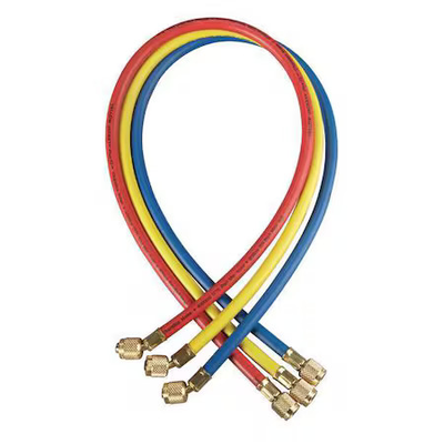 #ad Yellow Jacket 21983 Manifold Hose Set 36 In Red Yellow Blue $74.49
