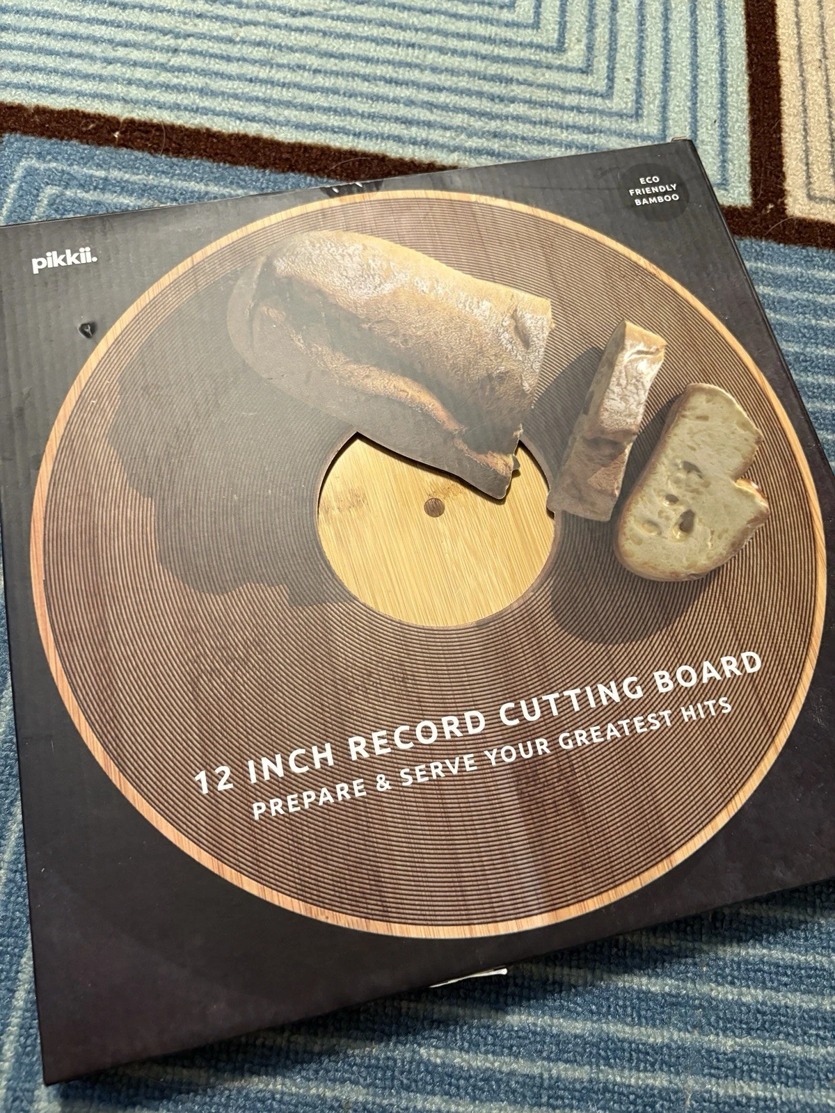 12 Inch Record Bamboo Wood Cutting Chopping Board New Nib Gift Present
Opens in a new window or tab