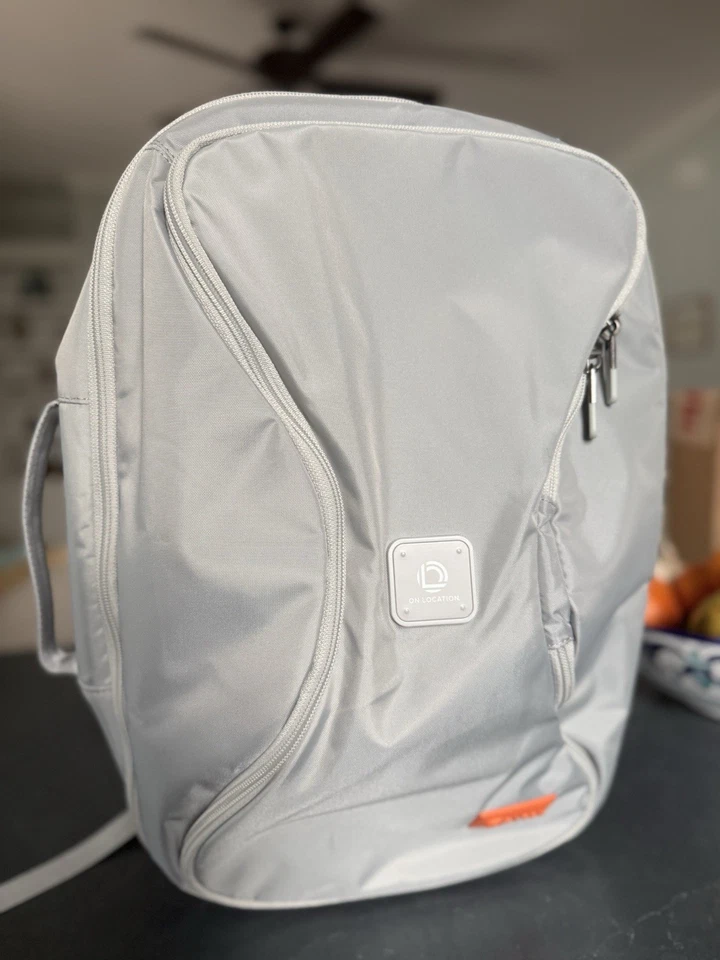 NOVA Mochila Stitch Golf The Day Traveler Cinza Acolchoada Viagem - Imagem 4 de 4