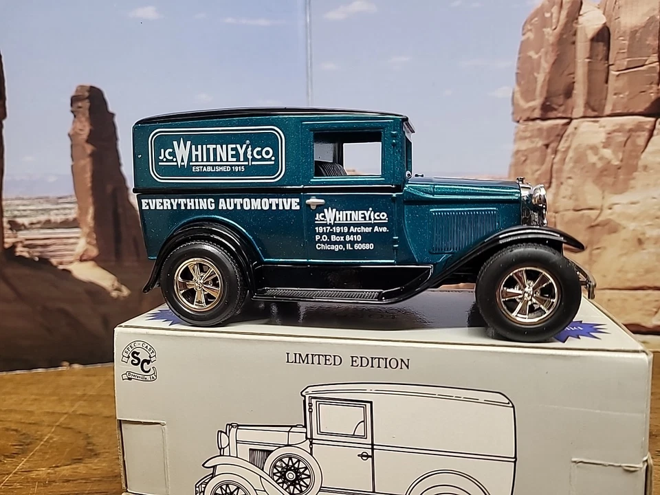 SC Spec Cast Ford Model A Delivery Van Coin Bank - Image 2 of 4