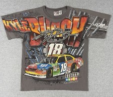 VTG M&M's Kyle Busch NASCAR Chase Authentic T Shirt Men's M All Over Print Tee