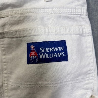 Dickies Pants Mens 34x28 White Painter Carpenter Sherwin Williams