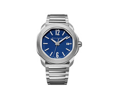 Bulgari Octo Stainless Steel Blue Dial 41mm Automatic Movement Mens Watch 103739
