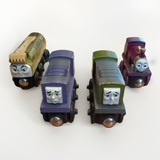 Thomas Friends Wooden Railway Train Lot-RARE Factory Error Face Swap 127