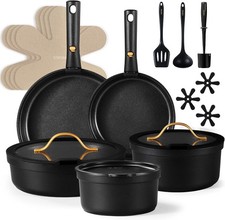 20pcs Pots and Pans Set Non Stick, Nonstick Cookware Set, Dishwasher/Oven/Fridge