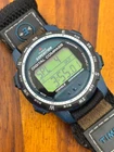 Vintage Timex Expedition Digital Compass Watch Men Blue Case 42mm New Battery