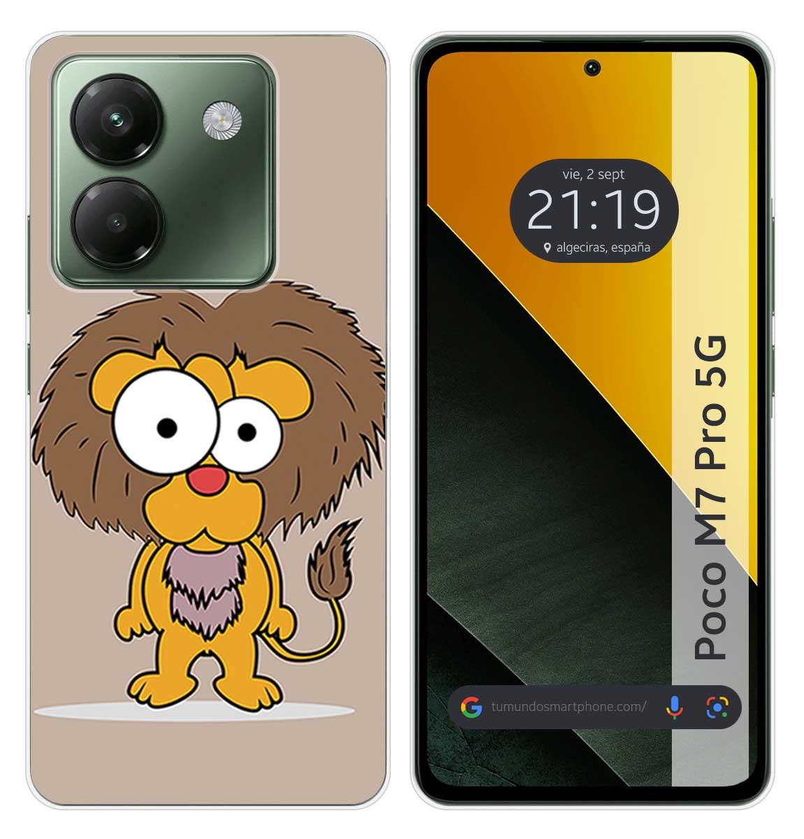 Custodia In Silicone Per Xiaomi Poco M7 Pro 5G Design Leone Disegni
