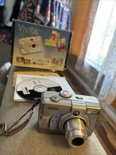 Vivi Cam Vivicam 3935 Compact Digital Camera 5 Mega Pixel Works #gin300