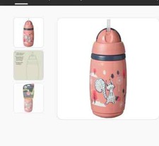 Tomme Tippee Superstar Insulated Straw Cup 12m+ | 266ml 9fl oz | PINK