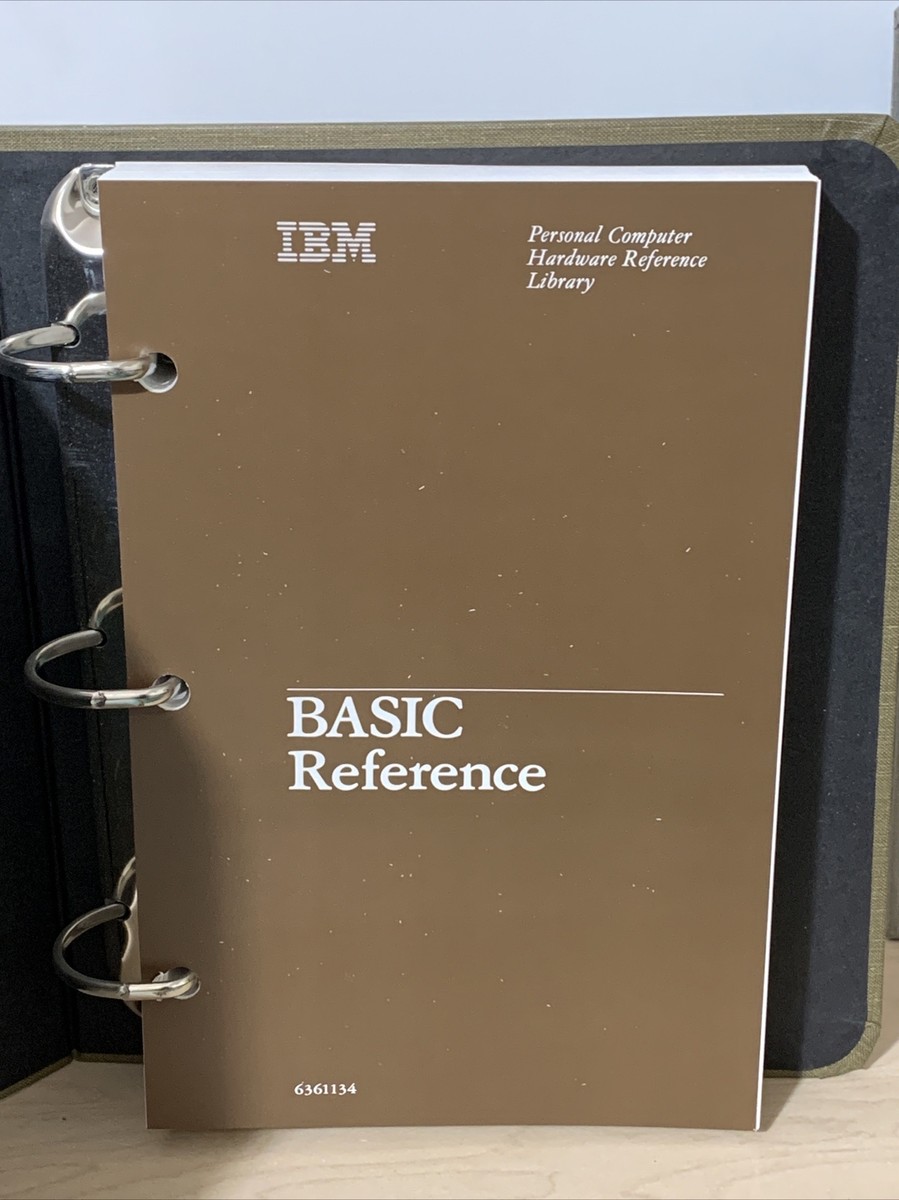 IBM Basic 3.0 Software Manual Reference Library 1984 6361132 +