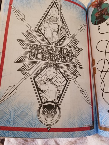 Black Panther Wakanda Forever Sticker Activity Book Includes Full Color Pages... - Picture 8 of 13