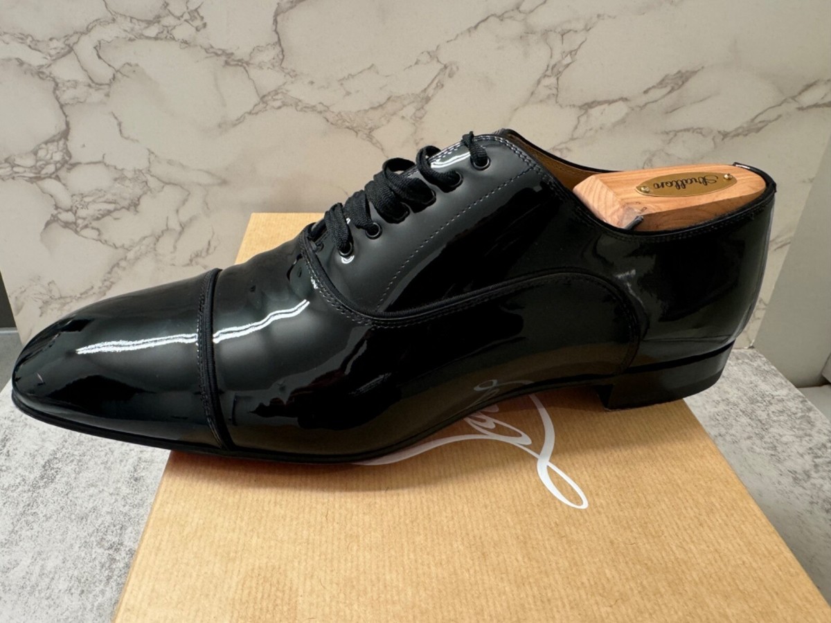 Christian Louboutin Greggo Leather Oxford Shoes Black EU 42 US 9 - $1050 s-l1200.jpg main image 2