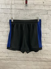 Adidas Womens Mi Squadra 17 Customized Black Royal Blue Soccer Shorts NWT