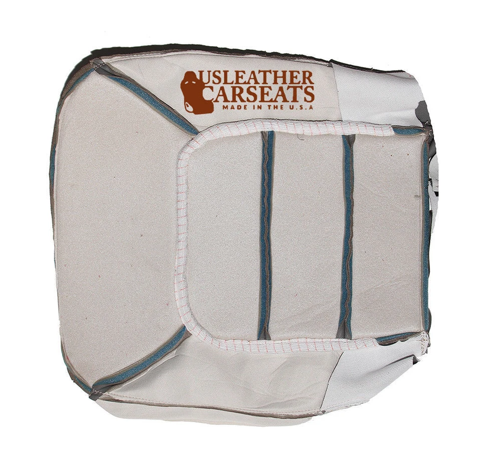 Ford Expedition 2003 2004 2005 2006 cubierta de asiento de cuero de repuesto inferior tostado Foto 3 de 4