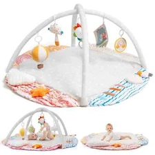 Baby to Toddler Gym Play Mat, Motor Skills Development, Activity Learning Cards