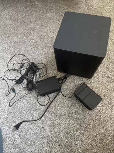 Vizio Wireless Subwoofer, (2) Surround Speakers for Vizio V51-H6 Soundbar