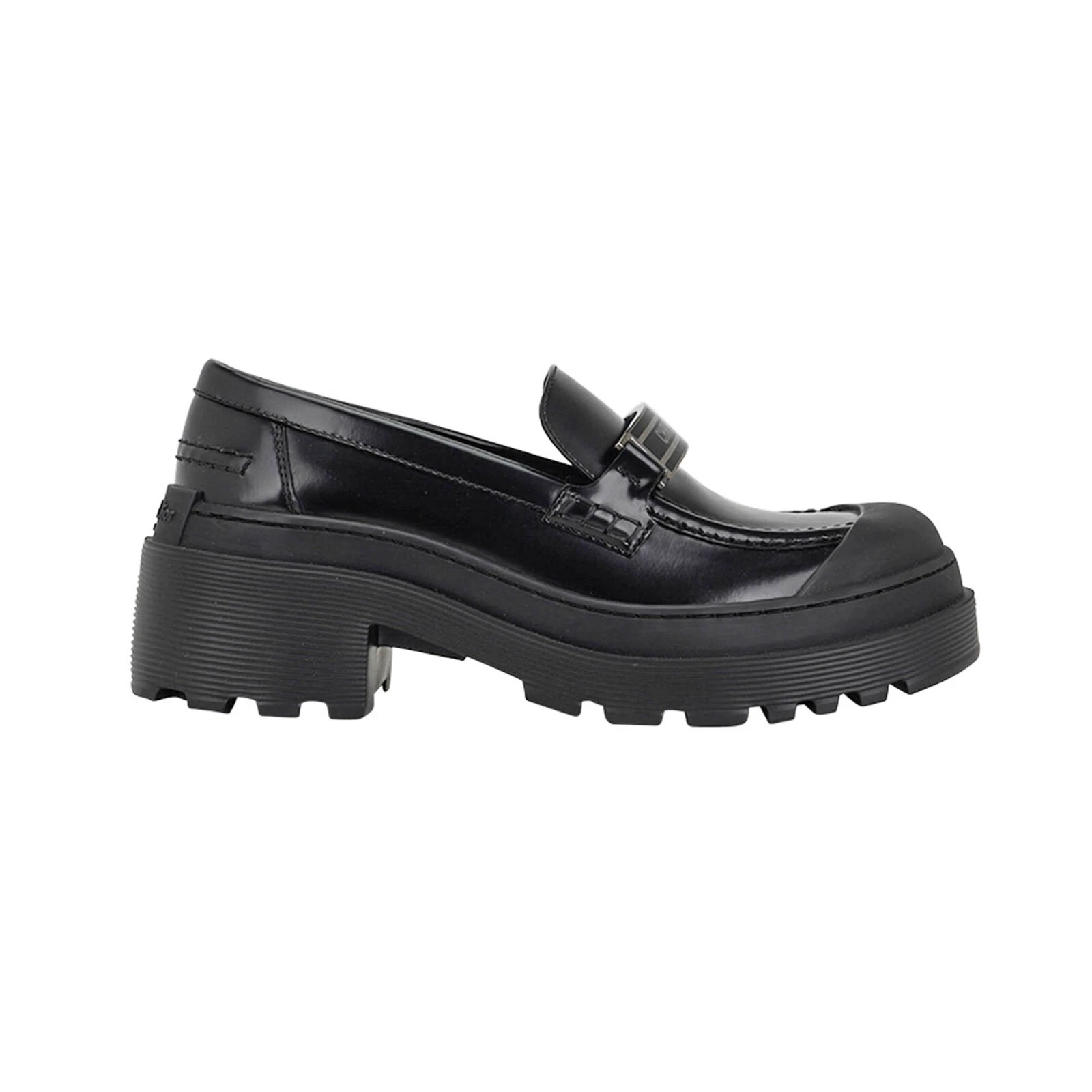 Mocassins Dior Code cuir de veau brossé noir 37/7 neuf