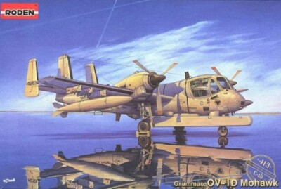 OV-1D Mohawk American Aircraft plastic model kit - 1/48 - Roden 413