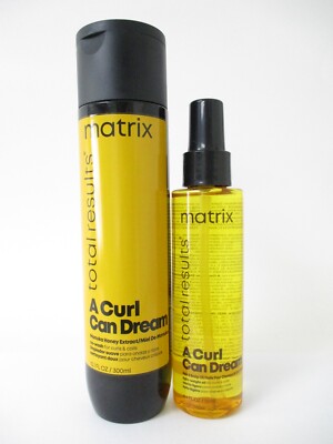 (2) Matrix Total Results A Curl Can Dream Co Wash 10.1 & Hair Scalp Oil 4.4 oz