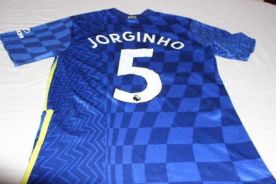 チェルシー JORGINHO 5番 NIKE シャツ Chelsea FC Nike Football Shirt Size M Jersey No. 5 Jorginho