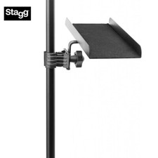 Stagg SCL-ACTR Durable Accessory Tray with Clamp for Stands - Black