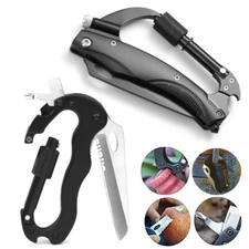 Utility 6IN1 / 7IN1 Multitool EDC Carabiner for Emergency Survival Tactical Use