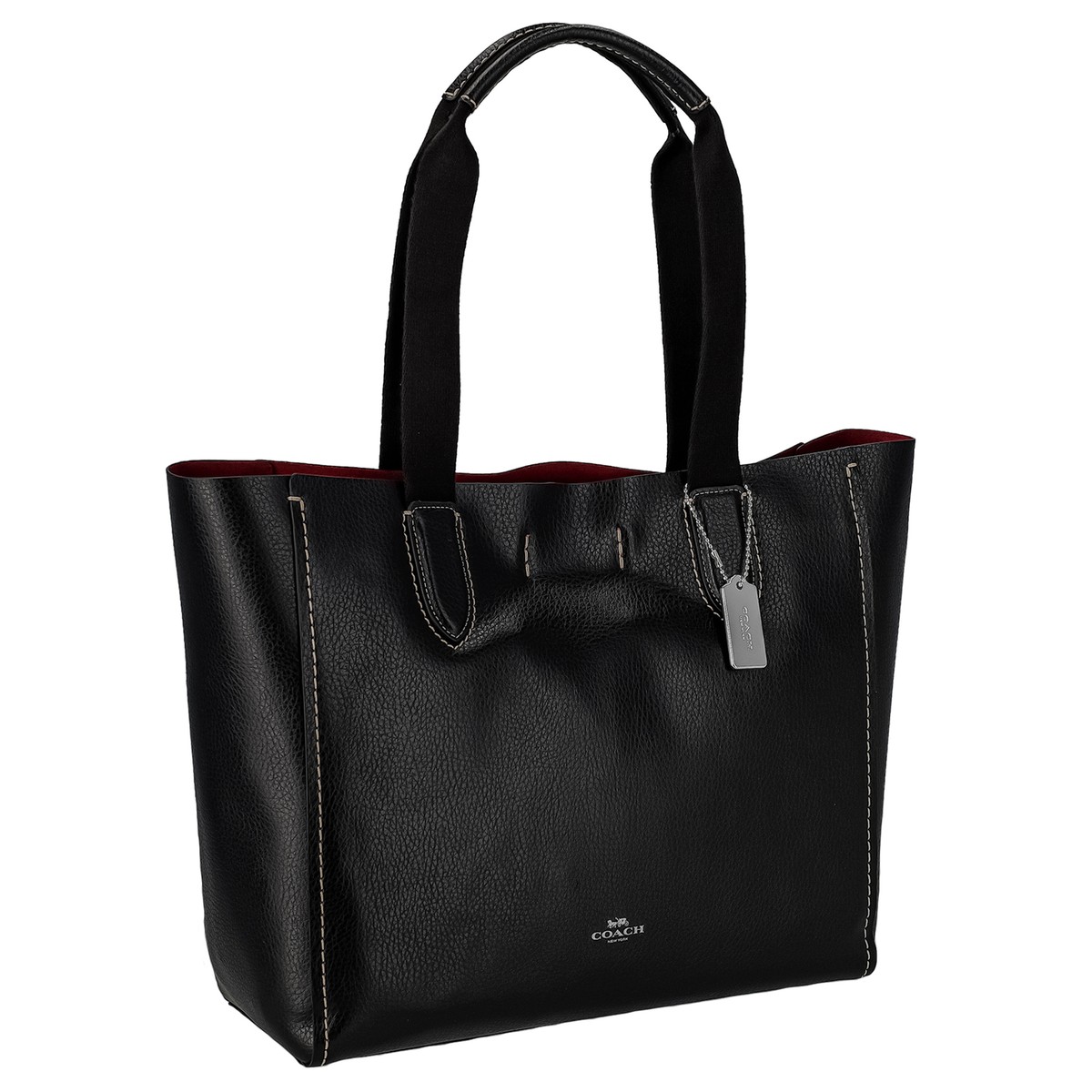 COACH★ Derby Tote (追跡付き) 58660 Coach Women's tote bag 58660 SV/BK DERBY TOTE Newarticle | eBay