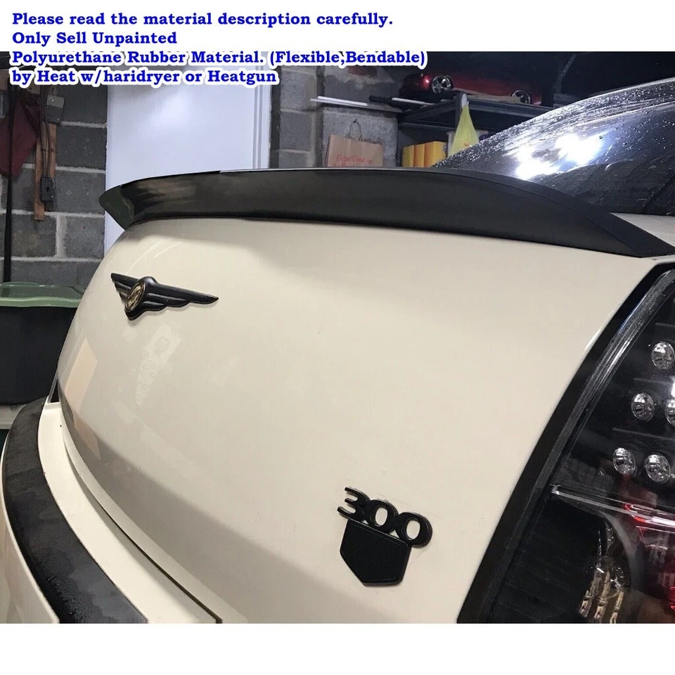 Duckbill 380E Rear Trunk Spoiler Wing Fits 2005~2010 Chrysler 300 SRT-8 Sedan - Изображение 2 из 4