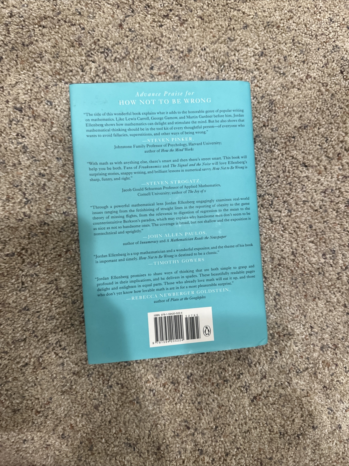How Not To Be Wrong The Power Of Mathematical Thinking By Jordan How not to be wrong the power of mathematical thinking by jordan