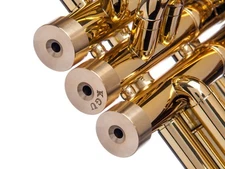 KGUBrass Trumpet Medium Bottom Caps For Yamaha all models Raw Brass