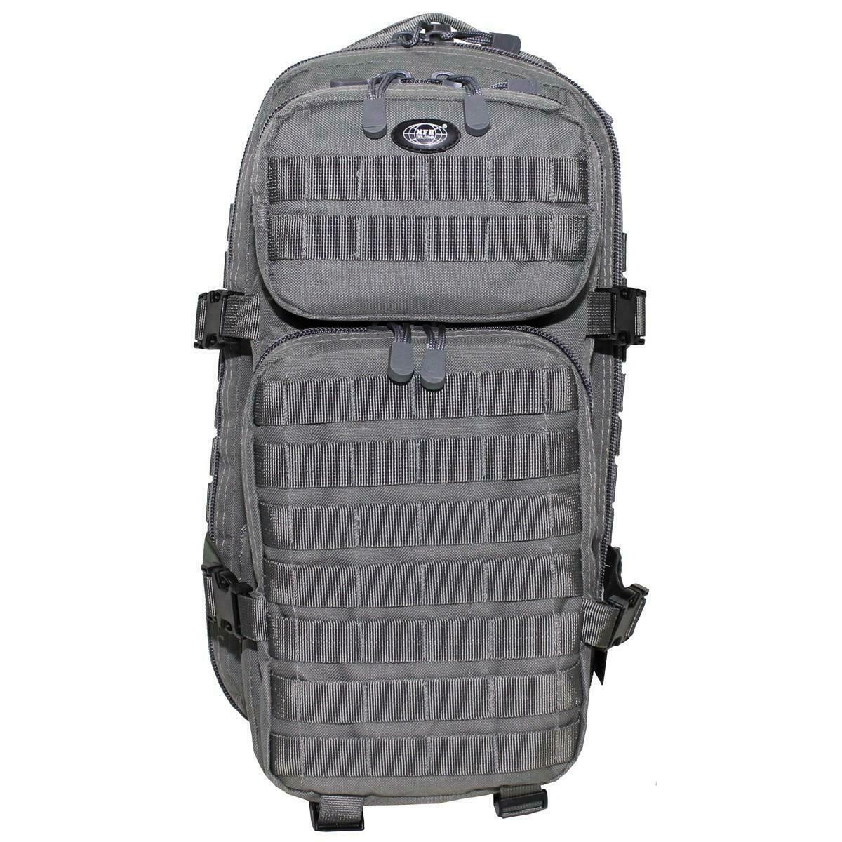 MFH Backpack DayPack Molle Shoulder Bag Foliage Green 30Ltr Grab Bag 30333L