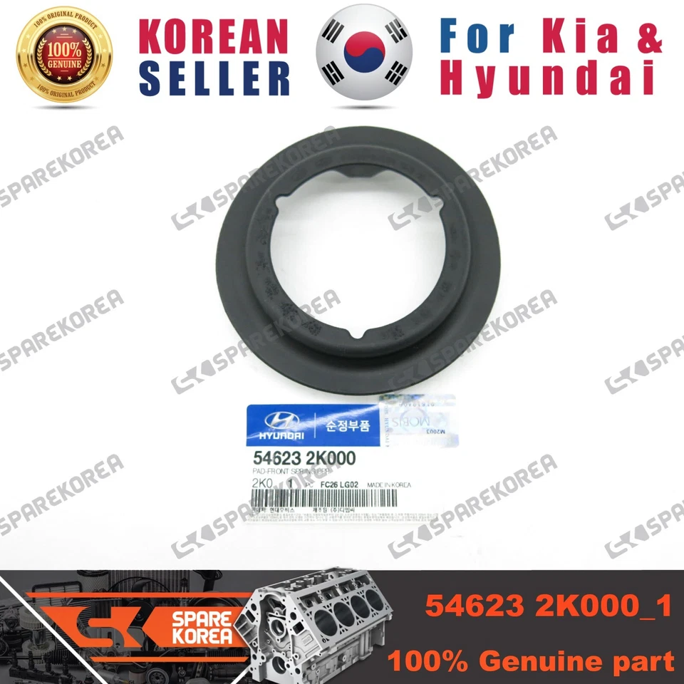 Original/OEM 546232K000 ALMOHADILLA-RESORTE DELANTERO, UPR para Kia Soul 08 Foto 2 de 2