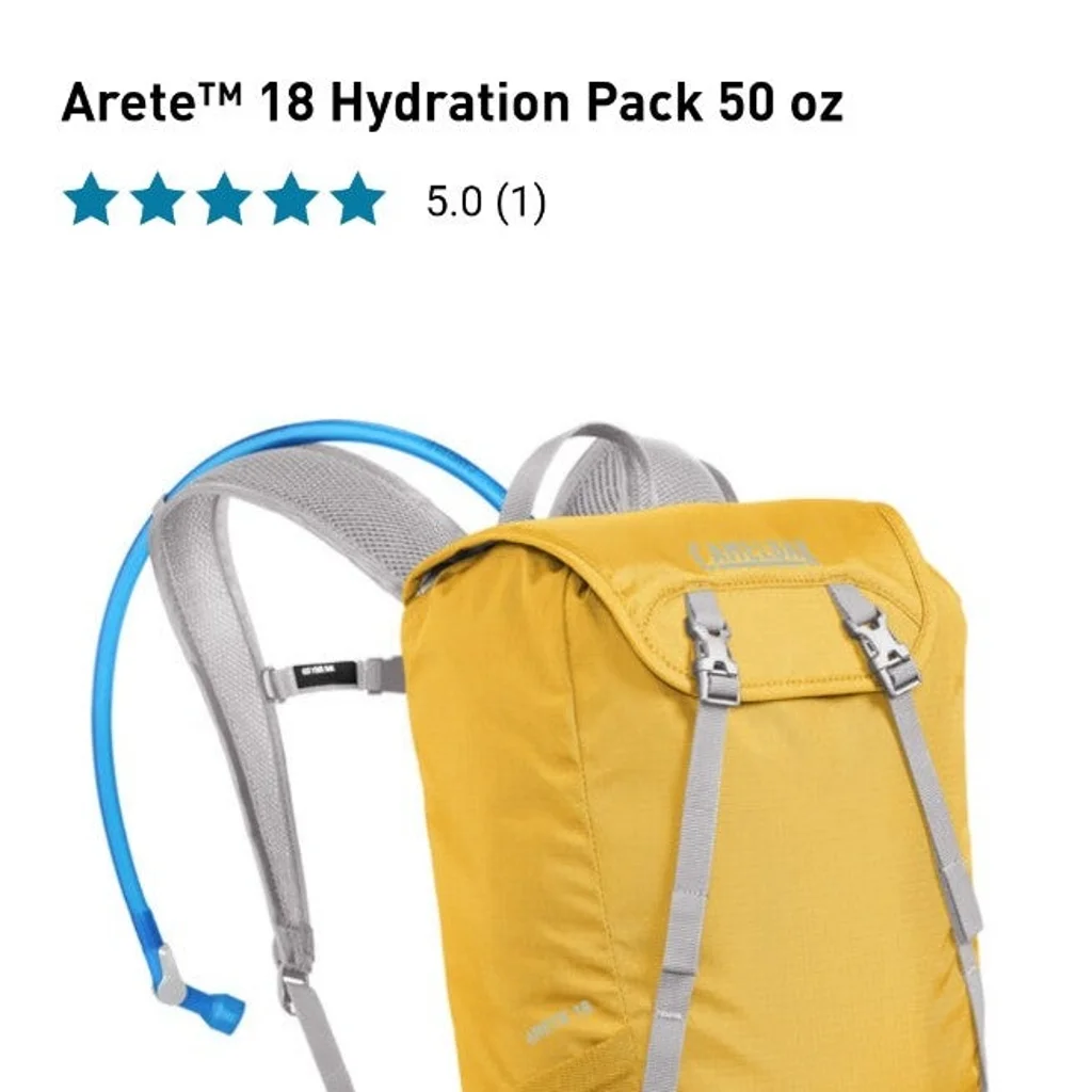 Camelbak Arête 18 Hydration Pack 18L with Reservoir Yellow - Main Image
