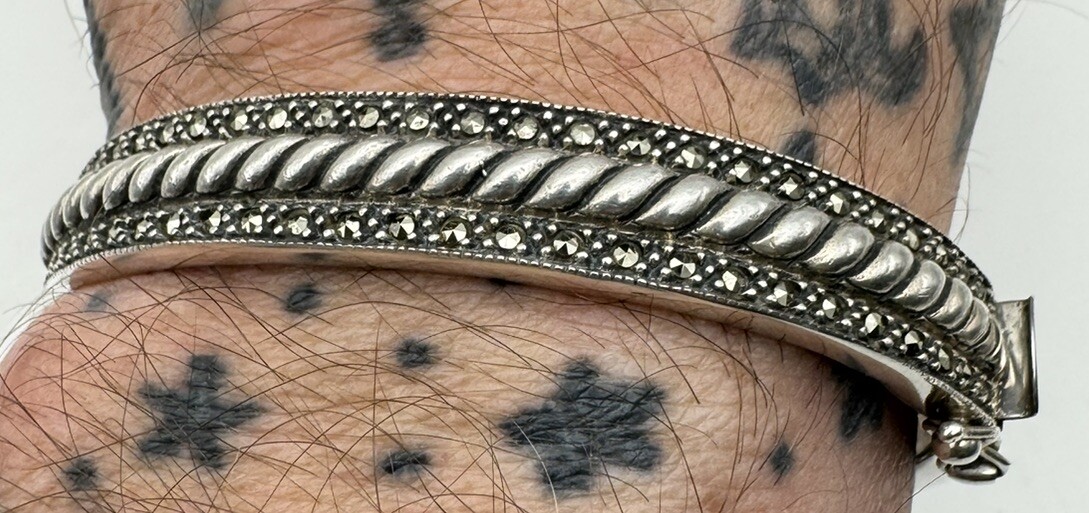 Designer Judith Jack Solid Sterling Silver 10mm M… - image 5