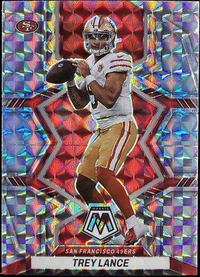 2022 Panini Mosaic Trey Lance #175 Silver Mosaic - San Francisco 49ers