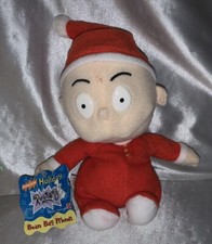 Vintage 1997 Nickelodeon Rugrats Holiday Bean Bag Friends- Tommy With Tag