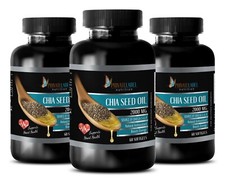 Hair hydration oil - CHIA SEED OIL - Body hydration oil 3 Bottles 180Caps