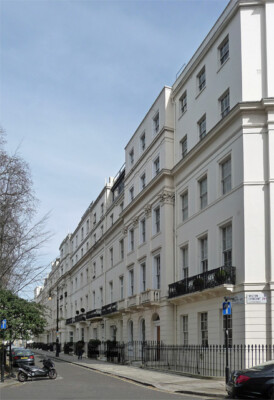 FOTO LONDON 36-48 WILTON HALBMOND DIE BASIS DES HALBKREISES. VON SETH SMITH C