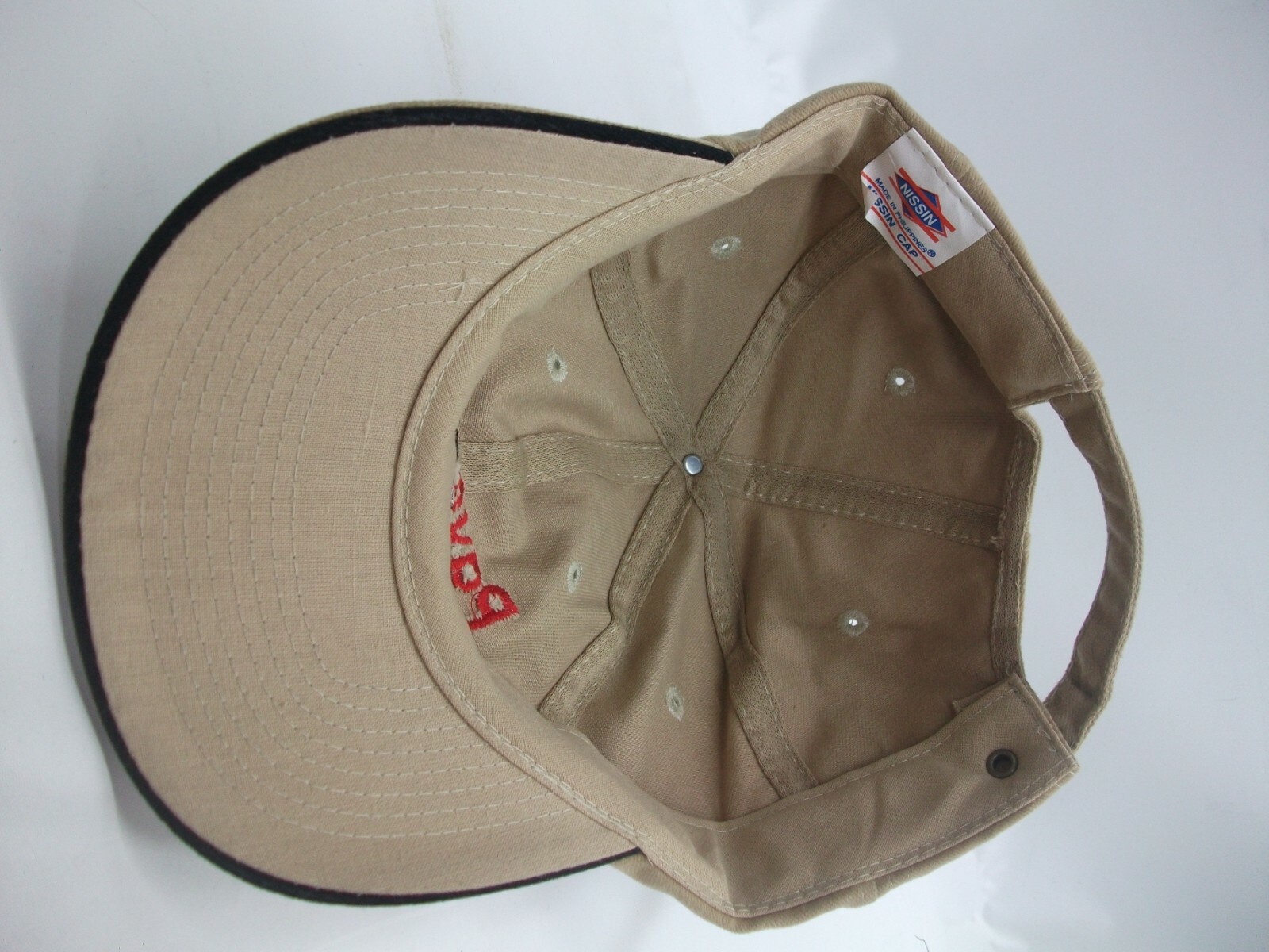 Pave Smart Hat Beige Strapback Baseball Cap - image 8