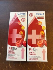 Lot Of 2 Cirkul Fit Sip White Cherry Flavor Cartridges expires 2026 BRAND NEW