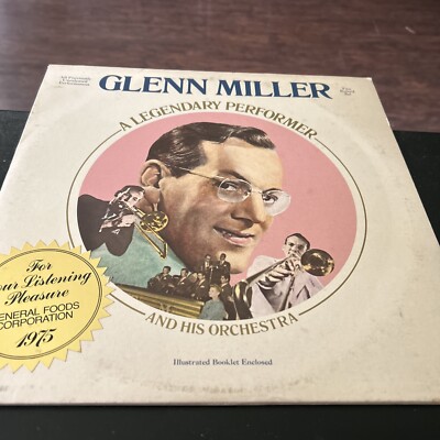 T3-51 GLENN MILLER A Legendary Performer ... DOUBLE LP ... BONUS BOOKLET .. MONO