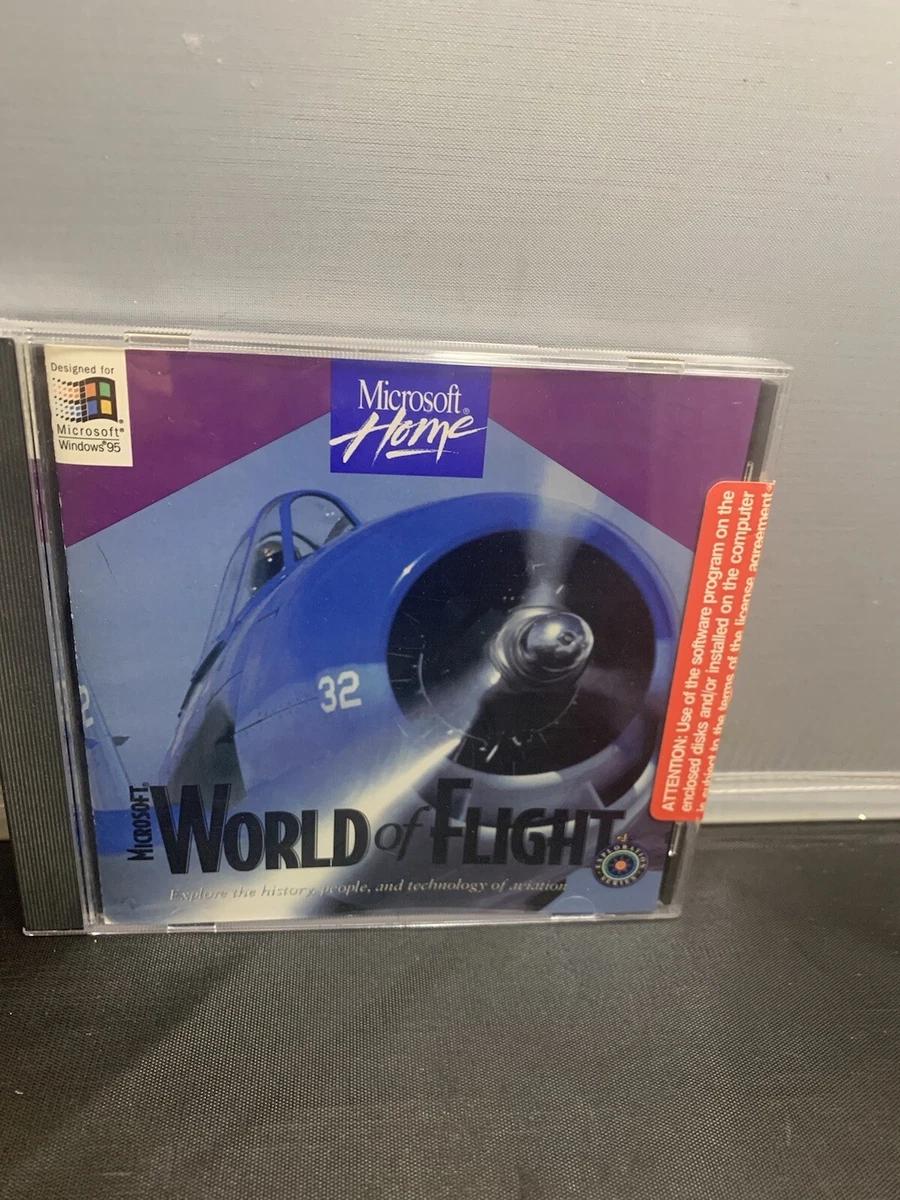 Microsoft Flight Simulator PC Windows 95 Version Originale Boîte Carton CD-ROM