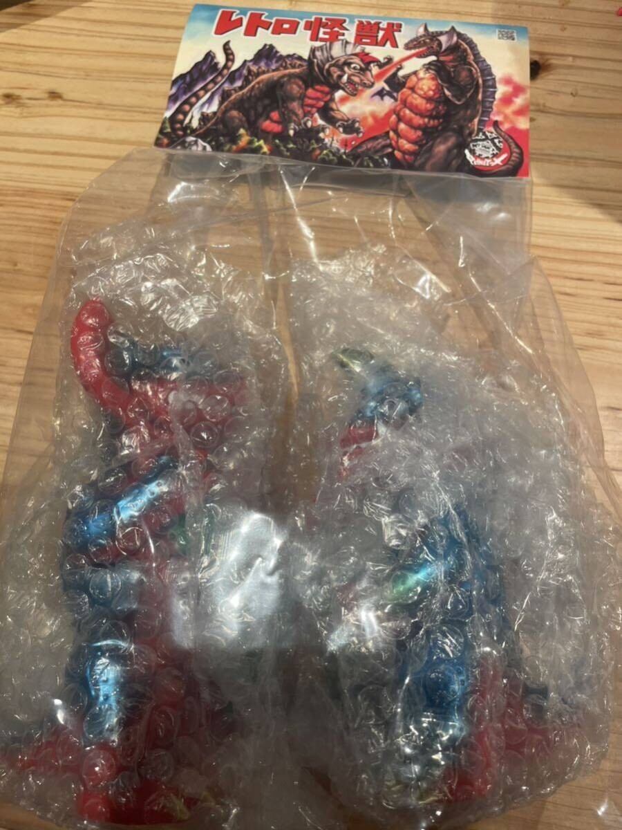 Planet X Retro Kaiju Set Soft Vinyl Figure Red Graveyard Planet X Retro Kaiju Set Soft Vinyl Figure Red Graveyard