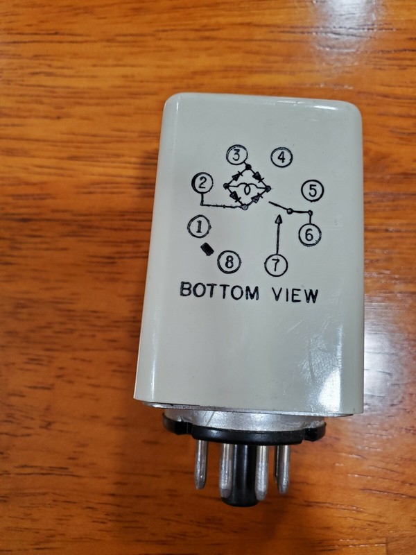 Sigma Instruments 8-Pin 5ROS 97657 Sealed Electromagnetic Relay 