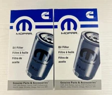 PAIR OF NEW 1989-2022 DODGE RAM CUMMINS 5.9L 6.7L DIESEL ENGINE OIL FILTER OEM